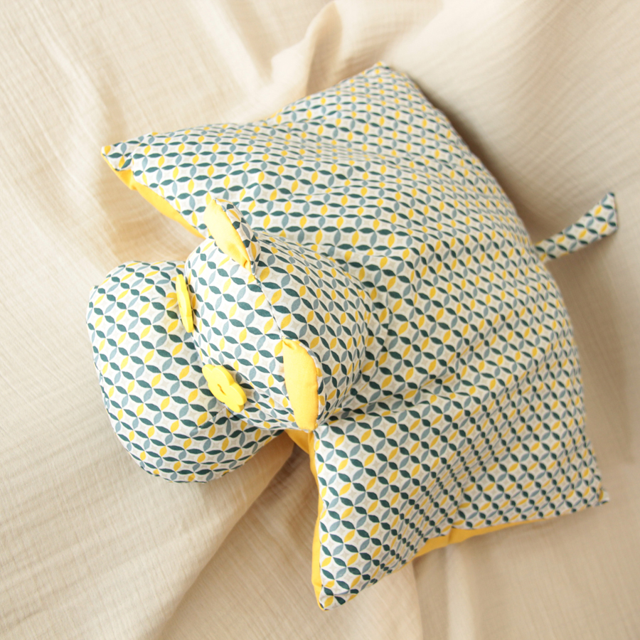 Coussin hippopotame – Image 5